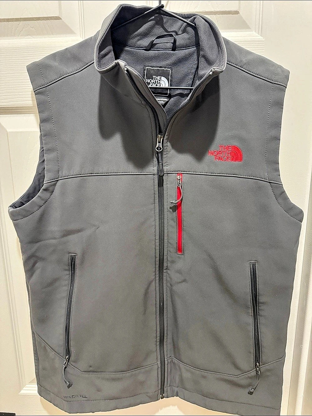 The North Face Apex Bionic Vest Men's Gray Soft Shell Size Medium
